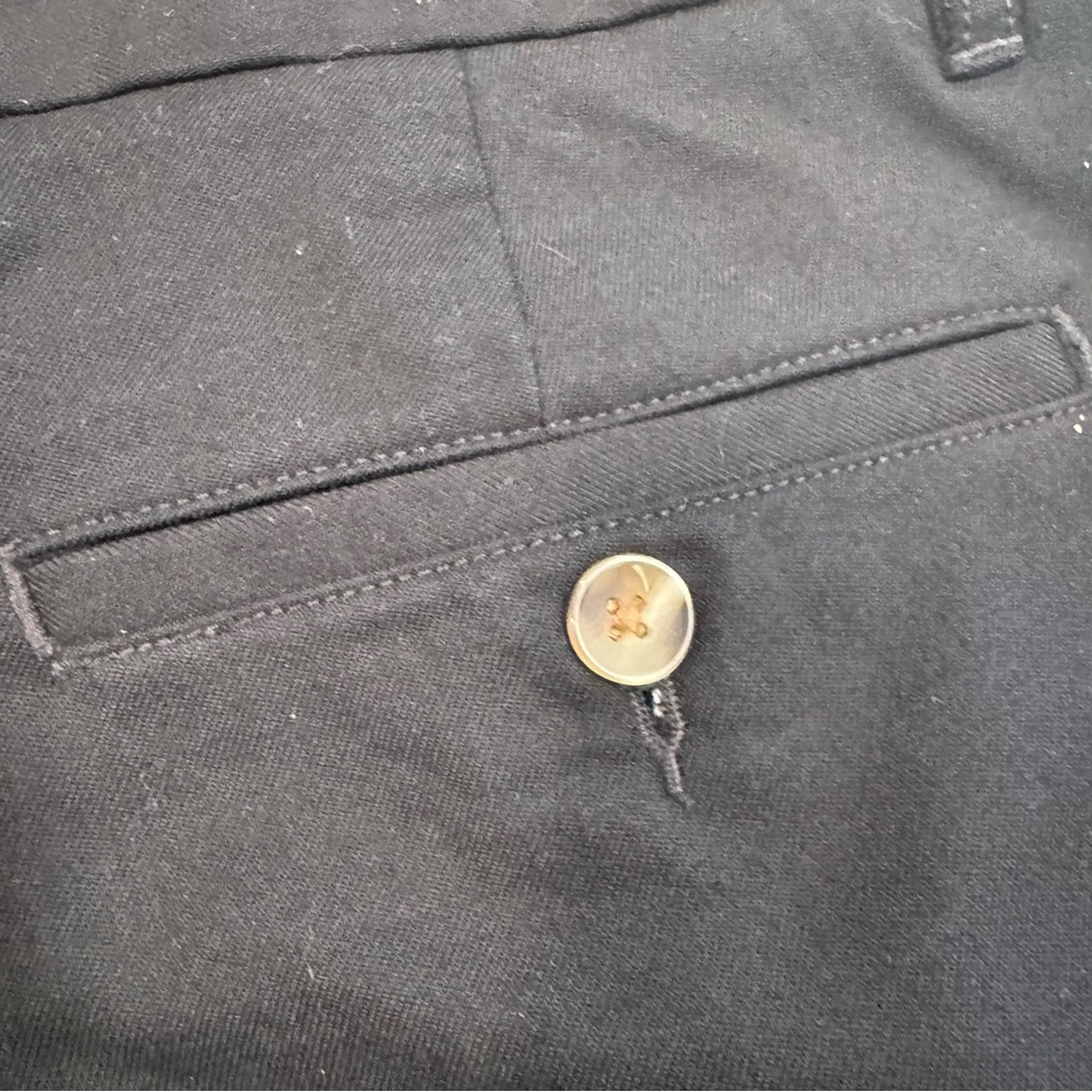 EUC Old Navy Men's 32 x 30 Black Flat Front Dress Slacks Straight Built-in-Flex - Picture 7 of 10